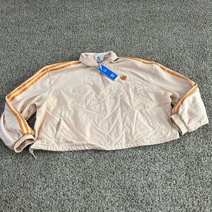 Adidas Light Pink and Tan Jacket